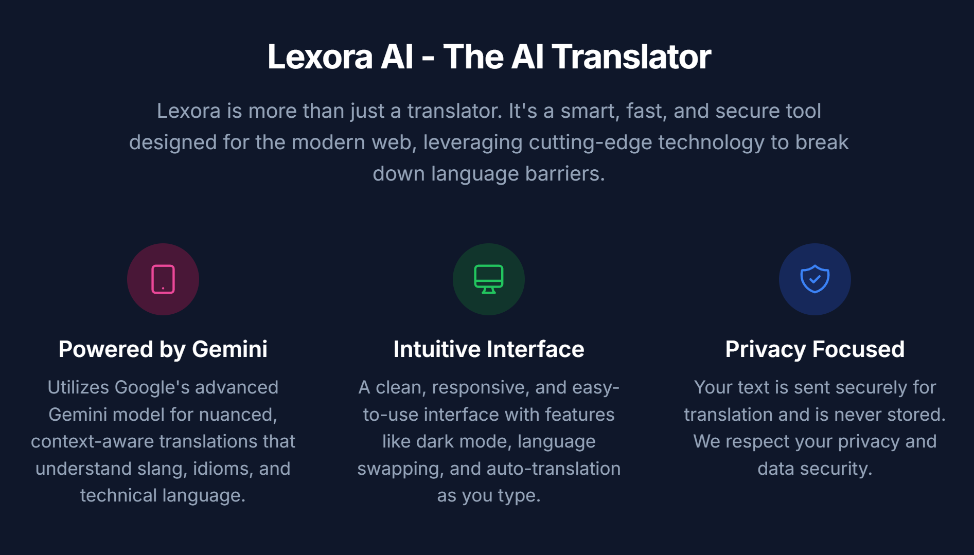 Lexora Screenshot 1