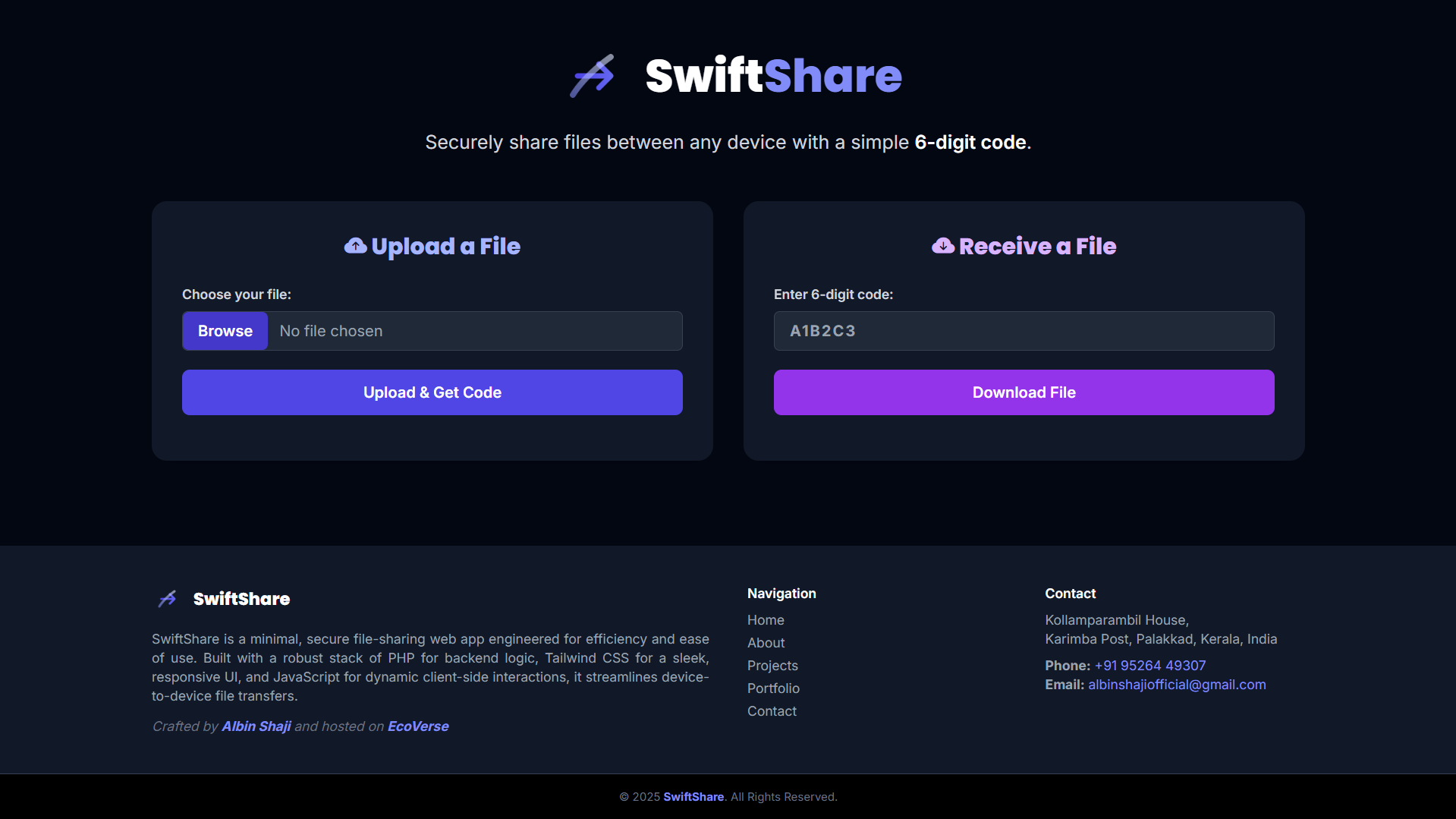 SwiftShare Screenshot 1